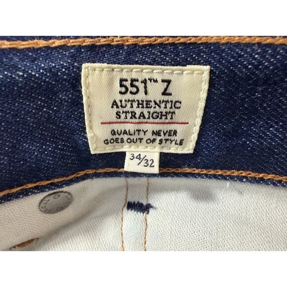 Levi’s Made and Crafted 551 Z jean size 34 x 32 color raw blue Made In Japan - Picture 9 of 14